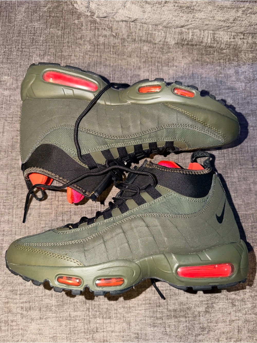 Nike Air Max 95 Sneakerboot Dark Loden Men’s Size 9 Rare - Picture 5 of 10